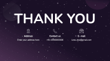 Starry Night Background Theme - Slide 14