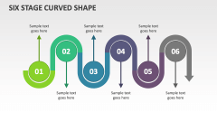 Six Stage Curved Shape - Slide 1
