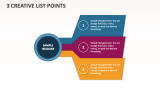 3 Creative List Points - Slide 1