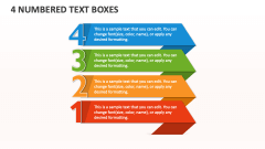 4 Numbered Text Boxes - Slide 1