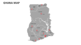 Ghana map - Slide 3
