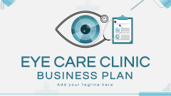 Eye Care Clinic Business Plan - Slide 1