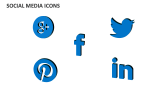 Social Media Icons - Slide 4