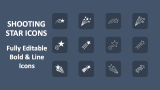 Shooting Star Icons - Slide 1