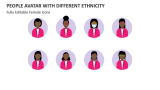 People Avatar with Different Ethnicity - Slide 2