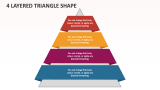 4 Layered Triangle Shape - Slide 1