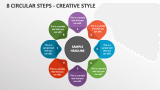 8 Circular Steps - Creative Style - Slide 1