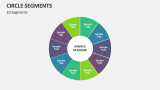 Circle Segment Diagram - 10 Segments - Slide 8