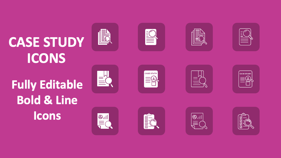 Case Study Icons - Slide 1