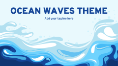 Ocean Waves Theme - Slide 1
