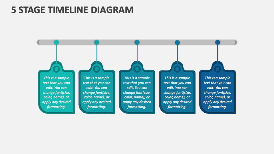 5 Stage Timeline Diagram - Slide 1