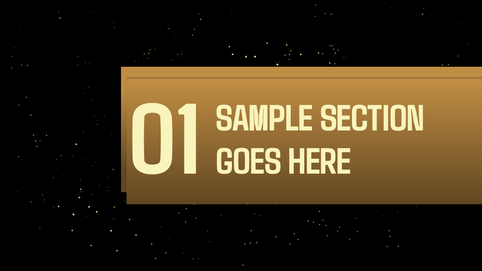Free Glitter Background Presentation Theme for Google Slides and PowerPoint