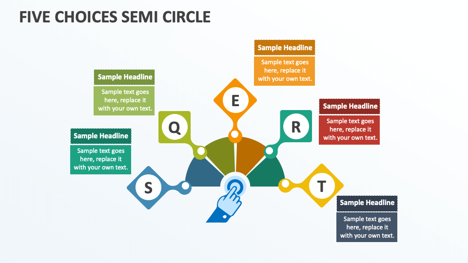 Five Choices Semi Circle - Slide 1