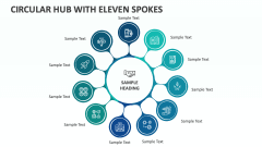 Circular Hub with Eleven Spokes - Slide 1