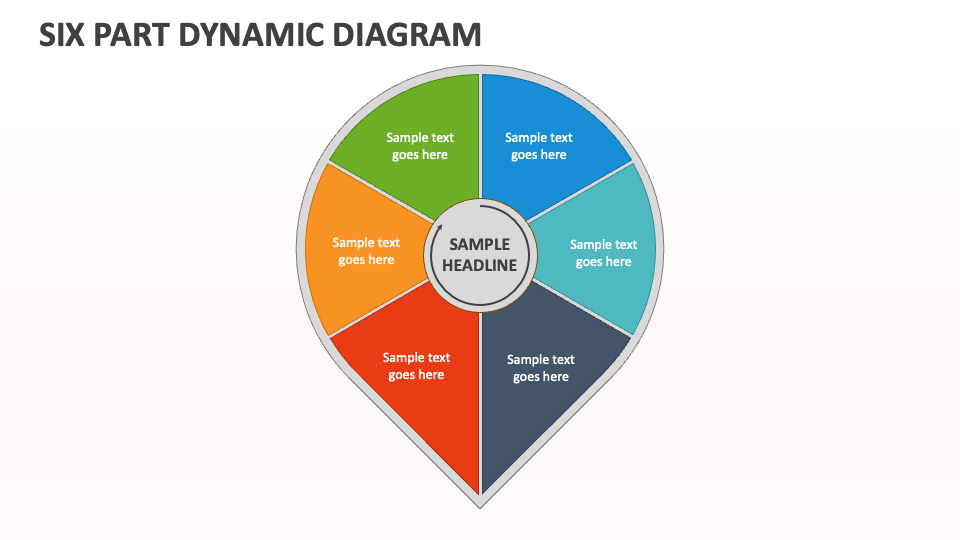 Six Part Dynamic Diagram - Slide 1
