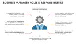 Business Manager Roles & Responsibilities - Slide 1