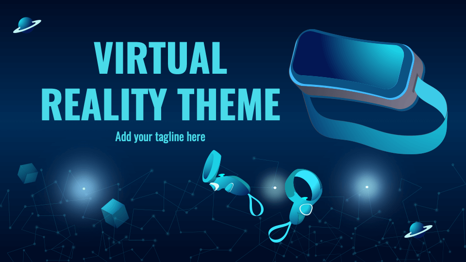 Virtual Reality Presentation Theme for PowerPoint and Google Slides