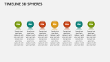 Timeline 3D Spheres - Slide 6