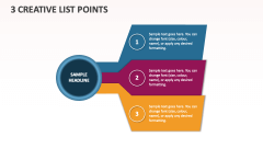 3 Creative List Points - Slide 1