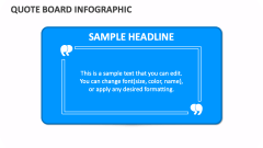 Quote Board Infographic - Slide 1