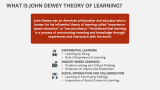 John Dewey Theory of Learning - Slide 2