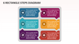 6 Rectangle Steps Diagram - Slide 1