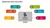 Monitor with Six Steps - Slide 1