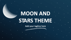 Moon and Stars Theme - Slide 1