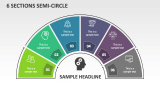 6 Sections Semi-circle - Slide 1