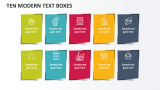 Ten Modern Text Boxes - Slide 1