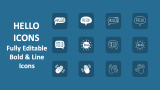 Hello Icons - Slide 1