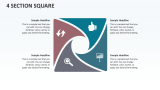 4 Section Square - Slide 1