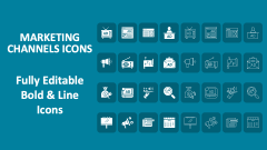 Marketing Channels Icons - Slide 1