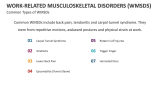 Common Types of Work-Related Musculoskeletal Disorders (WMSDS) - Slide 3