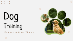 Dog Training Presentation Theme - Slide 1