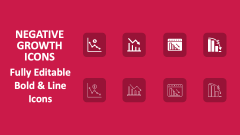 Negative Growth Icons - Slide 1