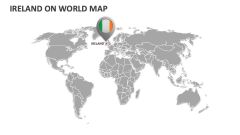 Ireland On World Map - Slide 1