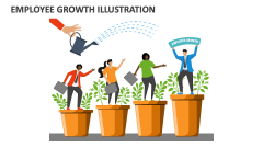 Employee Growth Illustration - Slide 1