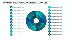 Twenty Section Concentric Circles - Slide 1