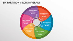Six Partition Circle Diagram - Slide 1
