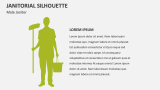 Janitorial Silhouette (Male Janitor) - Slide 1