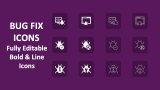 Bug Fix Icons - Slide 1