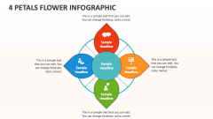 4 Petals Flower Infographic - Slide 1