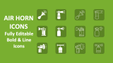 Air Horn Icons - Slide 1