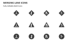 Merging Lane Icons - Slide 2