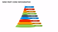Nine Part Cone infographic - Slide 1