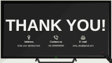 TV Screen Presentation Theme - Slide 9