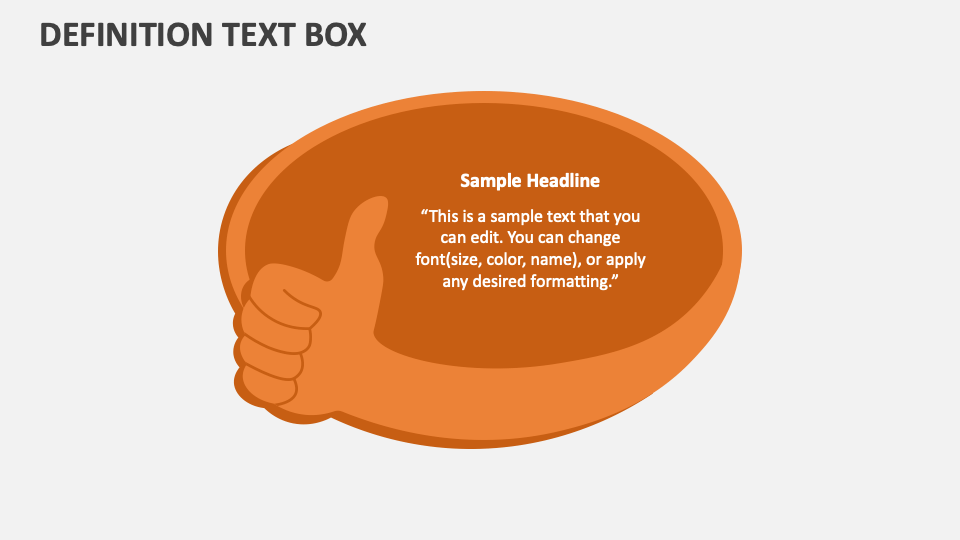 Definition Text Box PowerPoint and Google Slides Template - PPT Slides