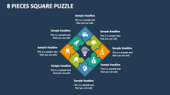 8 Pieces Square Puzzle - Slide 1
