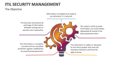The Objective of ITIL Security Management - Slide 1